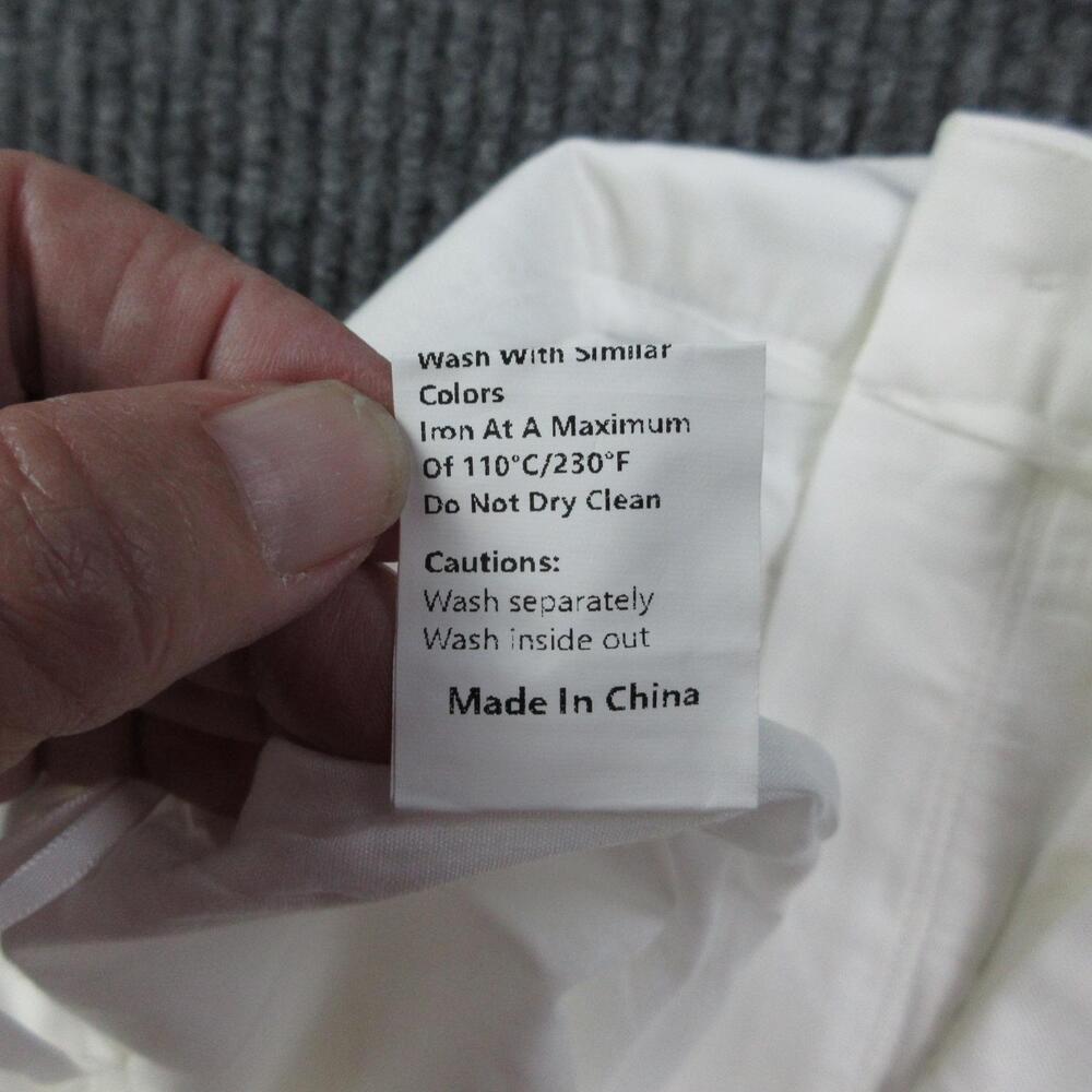 COMMENSE Pant Suit Womens S White Twill Tailored Slim 2-Piece Vest Pants NWT - Picture 12 of 16
